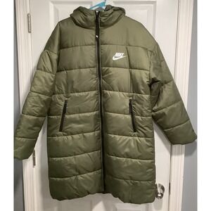 Nike NSW Therma-Fit Hooded Parka Womens Coat Uk Sz Large . BNWT